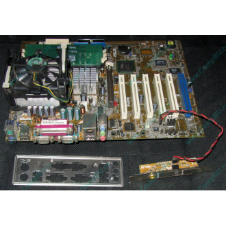 Материнская плата Asus P4PE (FireWire) с процессором Intel Pentium-4 2.4GHz s.478 и памятью 768Mb DDR1 Б/У (Йошкар-Ола)